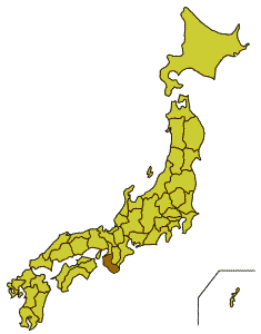 Landkarte Japans