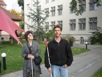 Silja Korn und Daniel Kish