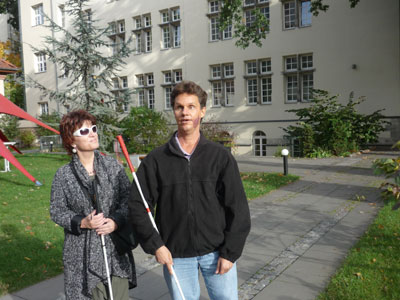 Silja Korn und Daniel Kish